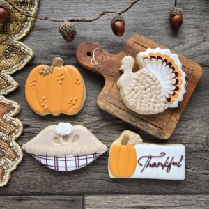 2025 Thanksgiving (4 designs) Sugar Cookies