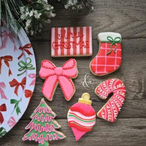 2025 Christmas Bows Sugar Cookies